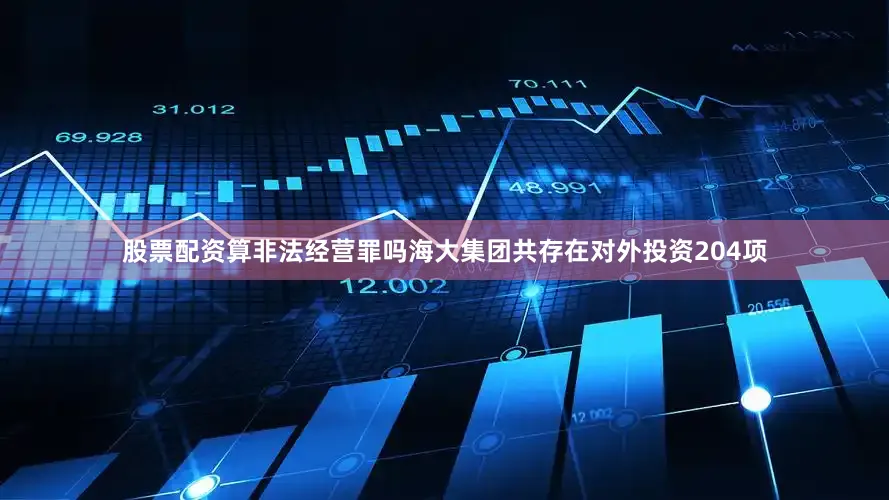 股票配资算非法经营罪吗海大集团共存在对外投资204项